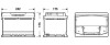 Стартерная аккумуляторная батарея EXIDE EA602 (фото 1)