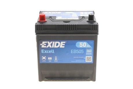 Акумулятор EXIDE EB505 (фото 1)