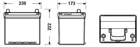 Аккумулятор EXIDE EB604