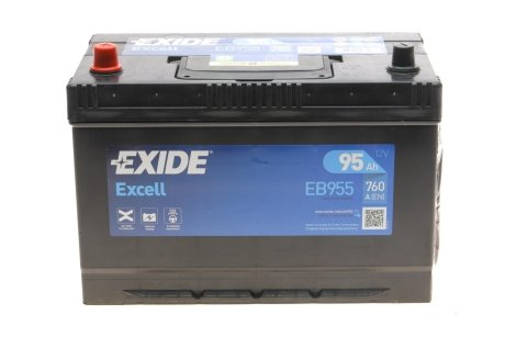 Акумулятор EXCELL 12V/95Ah/760A EXIDE EB955