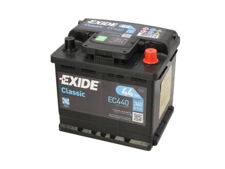 Стартерная аккумуляторная батарея EXIDE EC440 (фото 1)