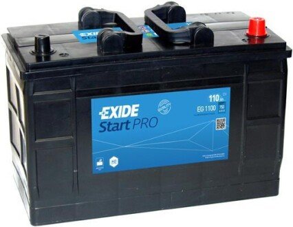 Стартерная аккумуляторная батарея EXIDE EG1100