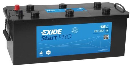 Стартерная аккумуляторная батарея EXIDE EG1353