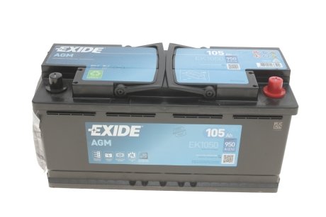 Аккумулятор EXIDE EK1050 (фото 1)