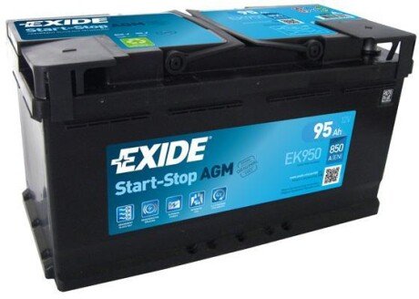 Аккумуляторная батарея питания EXIDE EK920 (фото 1)