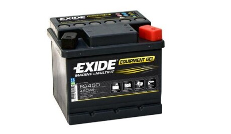 Стартерная аккумуляторная батарея EXIDE ES450 (фото 1)