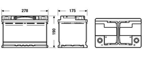 Автозапчасть EXIDE EZ600