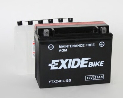 Акумулятор EXIDE YTX24HL-BS (фото 1)