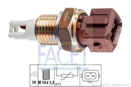 Датчик температури впускного повітря FACET 10.4016