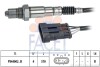 Датчик кисню (лямбда-зонд) Fiat 500 (08-)/Opel Combo D (12-) 1.4i (10.8237) FACET 108237 (фото 1)