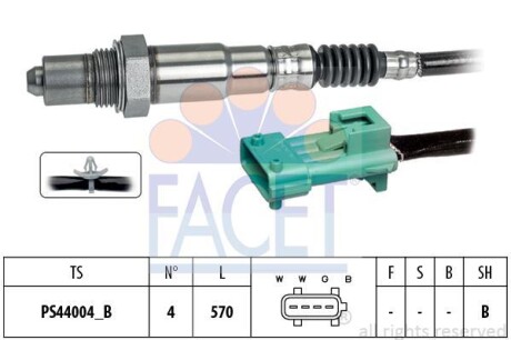 SONDA LAMBDA KW 498246 SONDA LAMBDA CITROEN C4, C5, DS3, DS4, DS5, 207, 208, 308, 408, 508, RCZ 1.6 06.09 SZT KW SZT FACET 108246