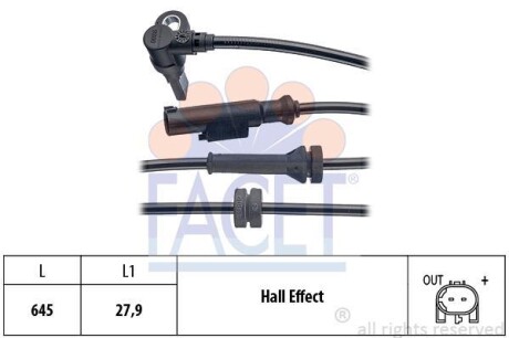 Автозапчасть FACET 210086