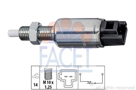 Переключатель управления, сист. регулирования скорости FACET 71287