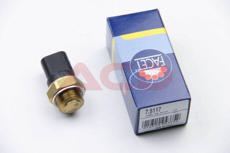 Датчик включения вентилятора ASTRA/VECTRA A,B/OMEGA A,B 1.0-3.0 86-03 (100°C-95°C) FACET 7.5117 (фото 1)