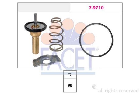 Термостат, охлаждающая жидкость FACET 78774