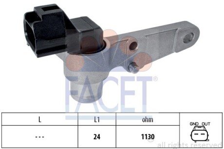 Датчик оборотов коленвала Toyota Camry 2.2 (sxv20_) (96-01) (9.0264) FACET 90264