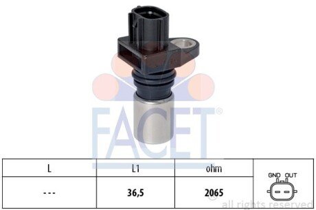 Датчик положения распределительного вала FACET 90417