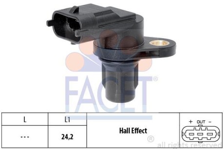 Датчик положення розподільчого валу FACET 9.0556 (фото 1)