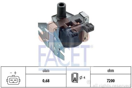 Катушка зажигания FACET 96092