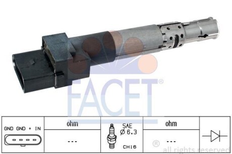 Катушка зажигания FACET 96334