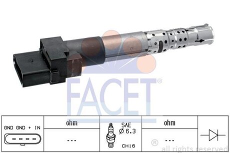 Котушка запалення FACET 96335