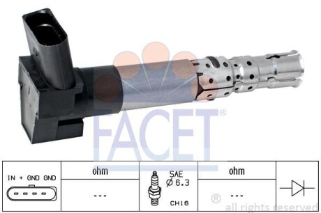 Катушка зажигания FACET 96337