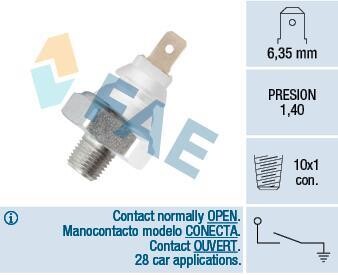 Датчик тиску мастила FAE 12920