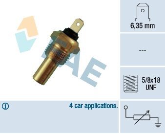 Датчик темпер. охолодж.рідини FAE 31210