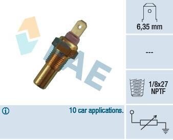 Датчик температури рідини охолодження FAE 31270 (фото 1)