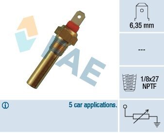 Температурный датчик охлаждающей жидкости FAE 31640