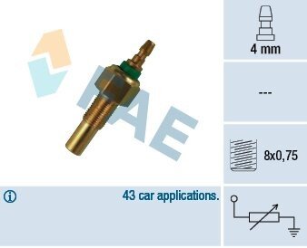 Температурный датчик охлаждающей жидкости FAE 32170