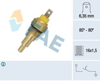 Термовыключатель, вентилятор радиатора FAE 37630