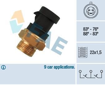 Термовимикач вентилятора радіатора FAE 38200 (фото 1)