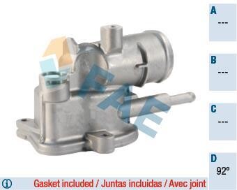 Термостат, охлаждающая жидкость FAE 5350392