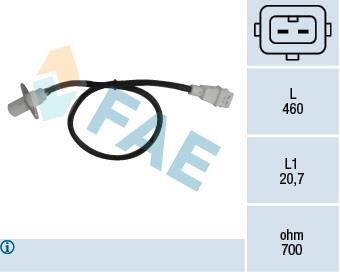 Датчик частоты вращения, управление двигателем FAE 79002