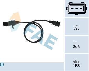 Датчик частоты вращения, управление двигателем FAE 79006