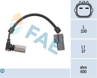 Датчик частоты вращения, управление двигателем FAE 79085