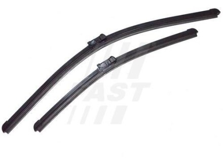 Wiper blade fron set left right flat 600mm +450mm FAST FT93218