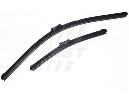 Wiper blade fron set left right flat 600mm +350mm FAST FT93225