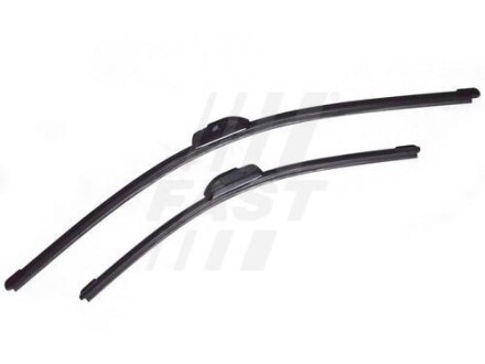 Wiper blade fron set left right flat 700mm +500mm FAST FT93227