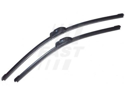 Wiper blade fron set left right flat 650mm +550mm ec1j-s17528-ba FAST FT93234