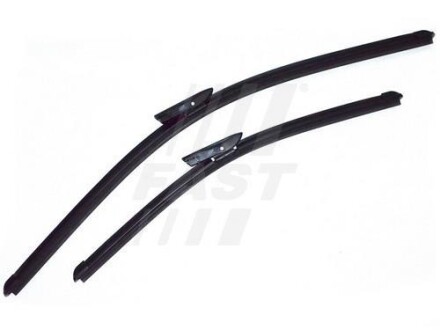 Wiper blade fron set left right flat 650mm +475mm FAST FT93239