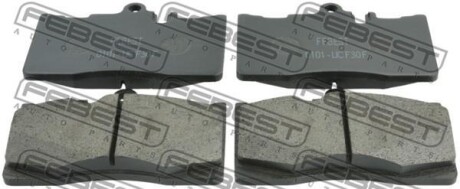 КОЛОДКИ ТОРМОЗНЫЕ ПЕРЕДНИЕ (LEXUS LS430/CELSIOR UCF30 2000-2006) FEBEST 0101-UCF30F