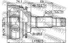 ØÐÓÑ ÍÀÐÓÆÍÛÉ ÇÀÄÍÈÉ 24X63X30 (TOYOTA HIACE/HIACE S.B.V KLH1#,2#,LXH1#,2#,RCH1#,2# 1995-2011) FEBEST 0110-KLH22A48R (фото 2)