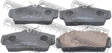 КОЛОДКИ ТОРМОЗНЫЕ ПЕРЕДНИЕ (NISSAN ALMERA N16 (UKP) 2000-2006) FEBEST 0201-N16UKPF