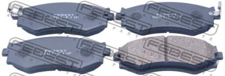 КОЛОДКИ ТОРМОЗНЫЕ ПЕРЕДНИЕ (NISSAN PRIMERA P11 1996-2001) FEBEST 0201-P11F