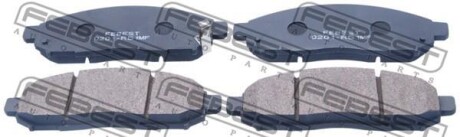 КОЛОДКИ ГАЛЬМІВНІ ПЕРЕДНІ FEBEST 0201-R51MF