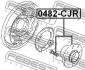 ÑÒÓÏÈÖÀ ÇÀÄÍßß (MITSUBISHI LANCER/MIRAGE CK 1995-2000) FEBEST 0482-CJR (фото 2)