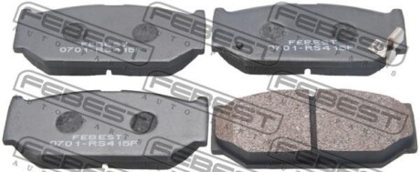 КОЛОДКИ ТОРМОЗНЫЕ ПЕРЕДНИЕ (SUZUKI SWIFT RS413/RS415/RS416 2003-2010) FEBEST 0701-RS415F