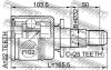 ØÐÓÑ ÂÍÓÒÐÅÍÍÈÉ ÇÀÄÍÈÉ 22x32x25 (SUBARU B9 TRIBECA W10 2004-) FEBEST 0811-B9R (фото 2)